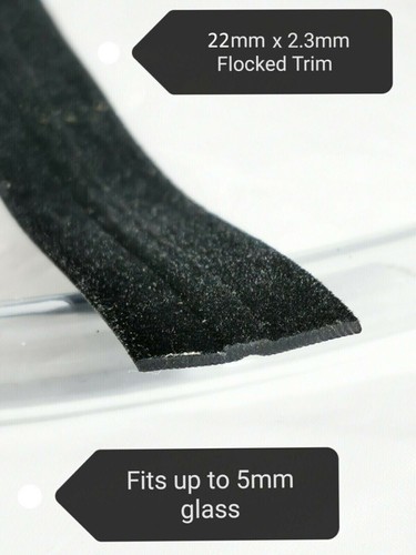 Flocked lined rubber sliding - lined,