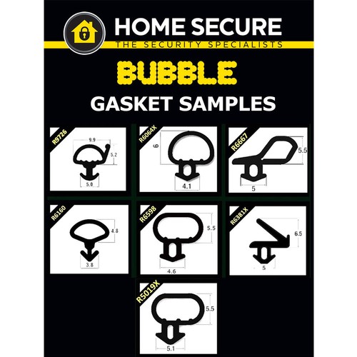 Bubble gasket rubber - bubble, door